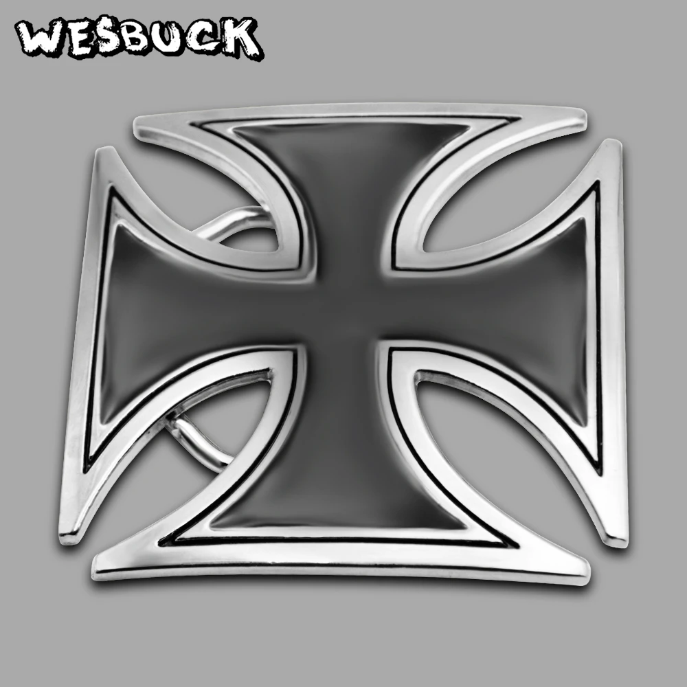 WesBuck Brand Crossing Belt Buckles Metal for Man Women West Cost Choppers Buckles Men Metal Cowboy Holiday gifts