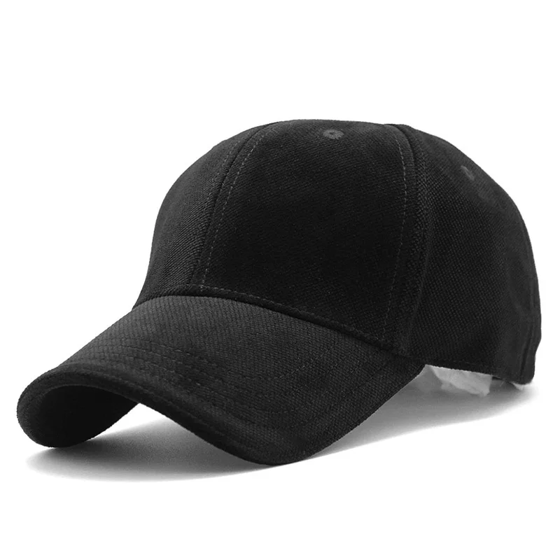 [AETRENDS] зимняя бейсбольная кепка s для мужчин, комбинированная с утеплителем шеи, бархатные шапки, уличная спортивная бейсболка, Мужская кепка для гольфа, Z-6603 - Цвет: Black