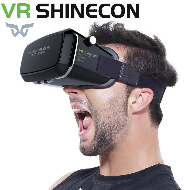 3D очки виртуальной реальности VR Shinecon Pro гарнитура с креплением на голову