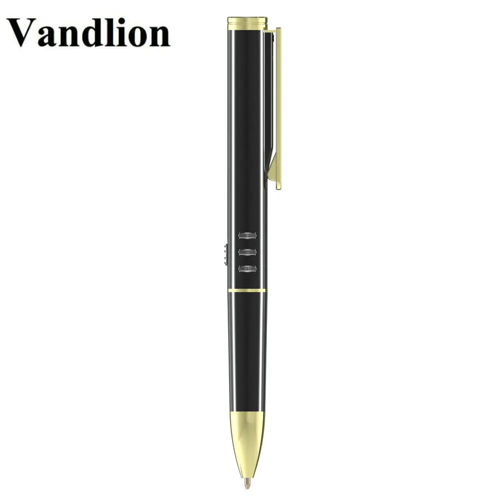 Vandlion Digital Voice Recorder Pen 8GB 16GB Audio Recorder MP3 Player Lossless Noise Reduction Stereo Sound Dictaphone V6