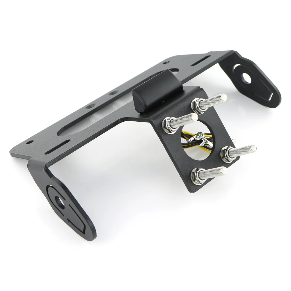 Suporte da Placa de Licença para Yamaha Yzf-r6 Cauda Traseira Tidy Fender Eliminator Kit Preto Motocicleta Alumínio r6 2006-2020 5 Para yamaha YZF R6 r6 2006 2020