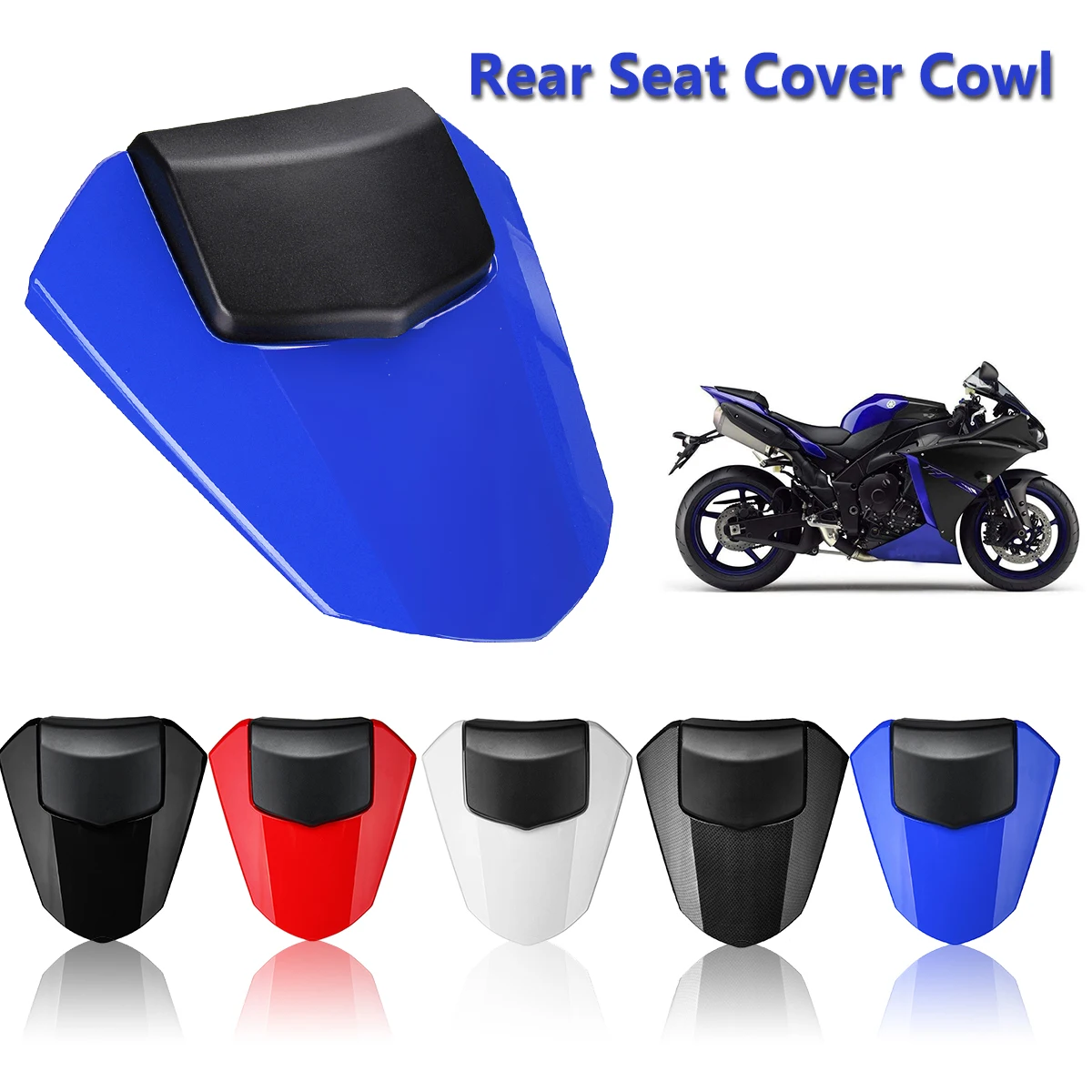 

Rear Seat Cowl Fairing Cover For Motorcycle For Yamaha YZF R6 2008-2016 2009 BS1 Solo Motor Seat Cowl Rear Covers Plastic