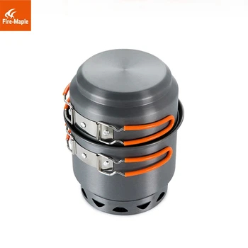 

2 In1 Fire Maple Cooking Pots Sets Food Cooker Aluminium for 2-3 Person Use Kitchen Tools Fast Cooker Rice Bowl FMC-218