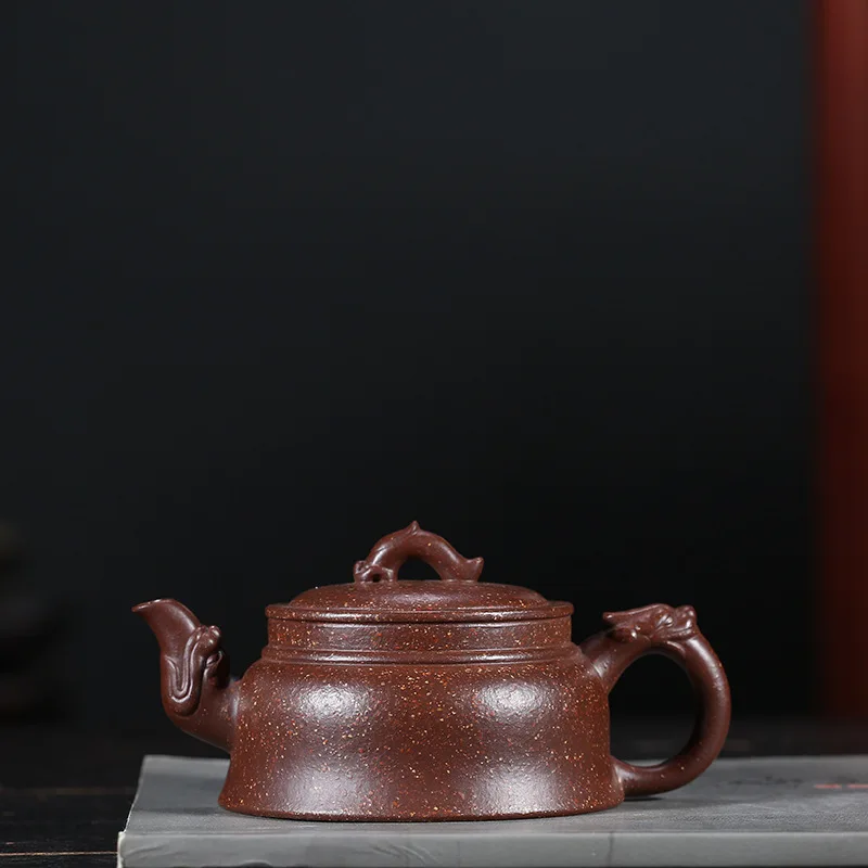 

Yixing Pottery Teapot Famous Kettle Raw Ore Purple Mud Dragon The World Kettle Quality Goods Yixing Full Manual Teapot Tea Set