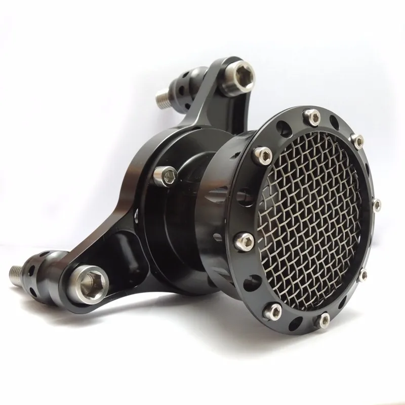 For 1991-2014 Sportster 883 1200 & Big TwinTwin Cam 1993-2006 (CV Carburetors) Velocity Stack Air Cleaner Kit Black (7)