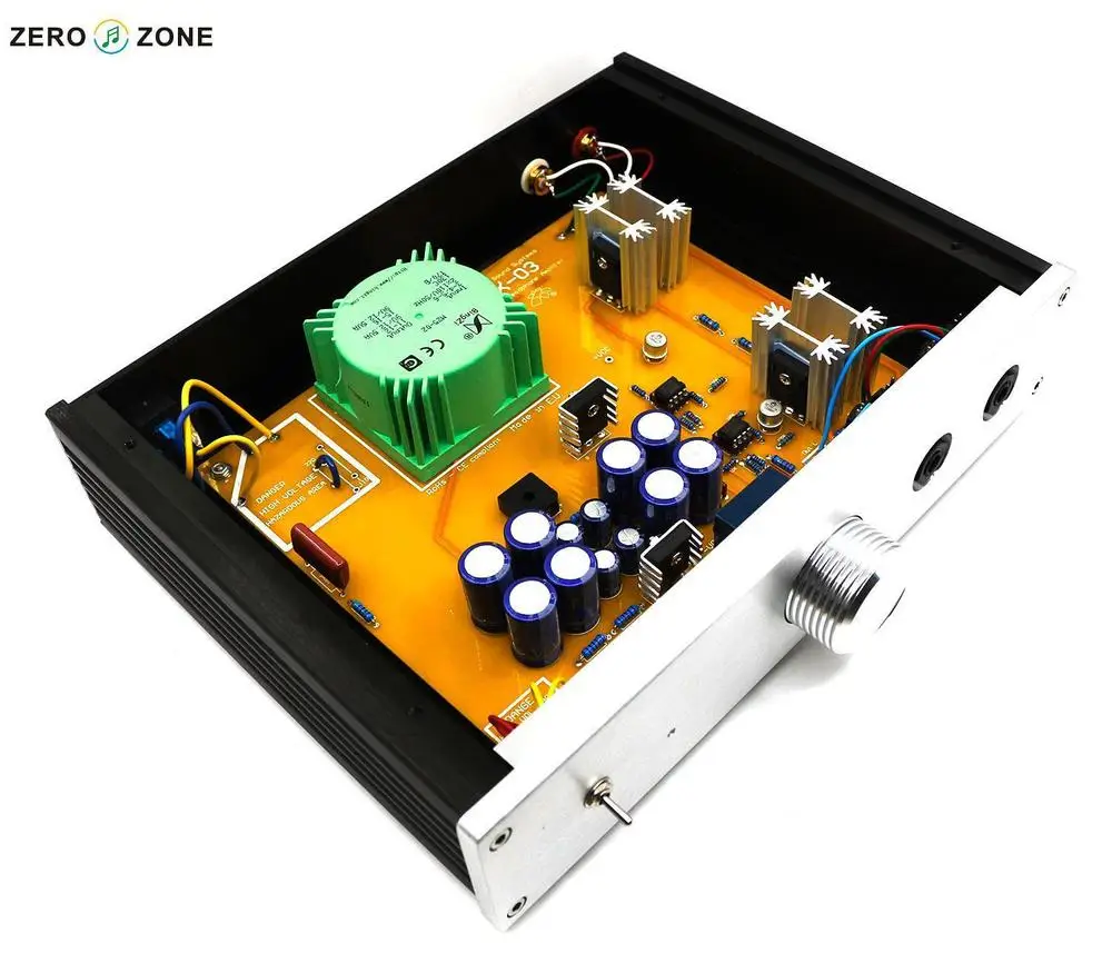 

GZLOZONE Finished Ver NX-03 Headphone Amplifier Clone RudiStor NX03 Amp