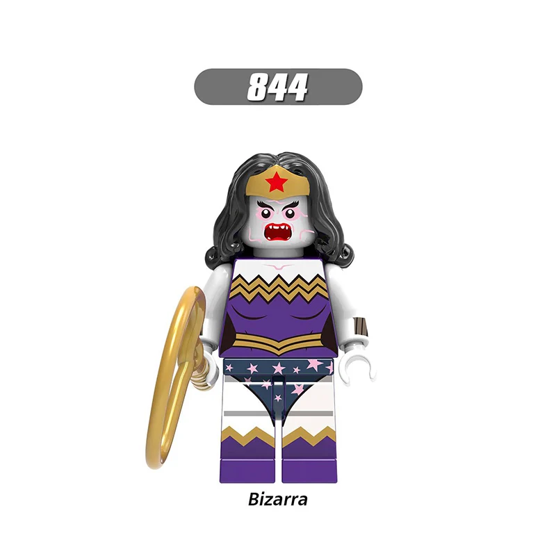 

Single Sale LegoINGlys Super Heroes Building Block Bizarra Wonder Woman Sea King Mini Figures Model Toys Children Gift X0189