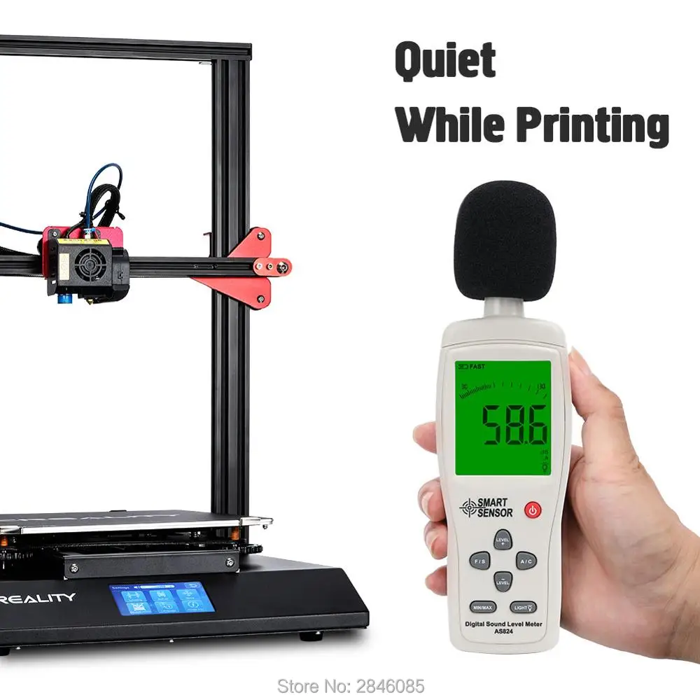 CREALITY 3D CR-10S برو السيارات الإستواء الاستشعار طابعة 4.3 بوصة تعمل باللمس LCD استئناف خيوط مناسبة للطباعة كشف Funtion MeanWell الطاقة