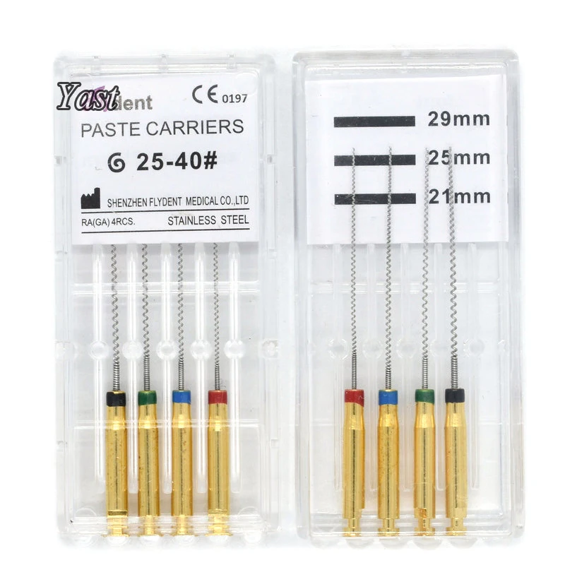 

3 box Dental dentistry lentulo paste carriers Endodontic Reamers Drill Burs Endo files Dentist Materials