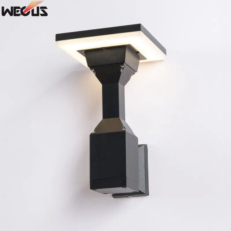 Patented mold design, die-cast aluminum, Modern Waterproof (real IP55) LED Wall Light Outdoor Wall Lamp AC 85-265V 12W