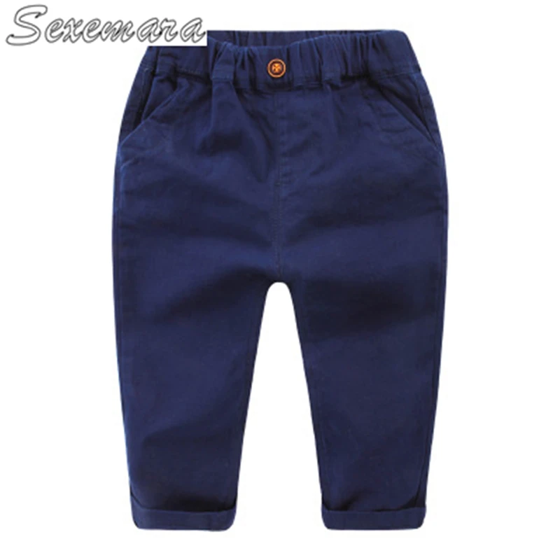 

SexeMara Boys cotton pants autumn clothes 2018 children's trousers thin section casual slim pants