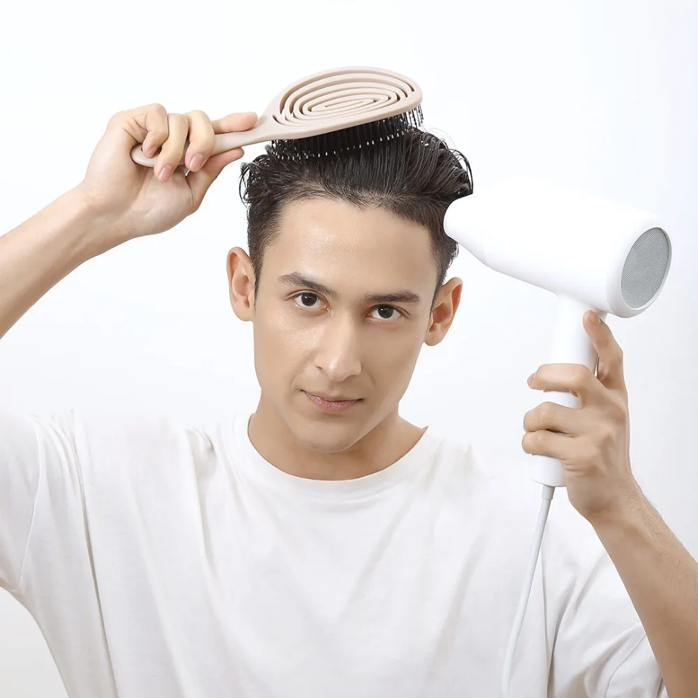  Xiaomi Youpin Relaxing Elastic Massage Comb Portable brush Anti-static Magic brush head Comb Smart  - 33033936814