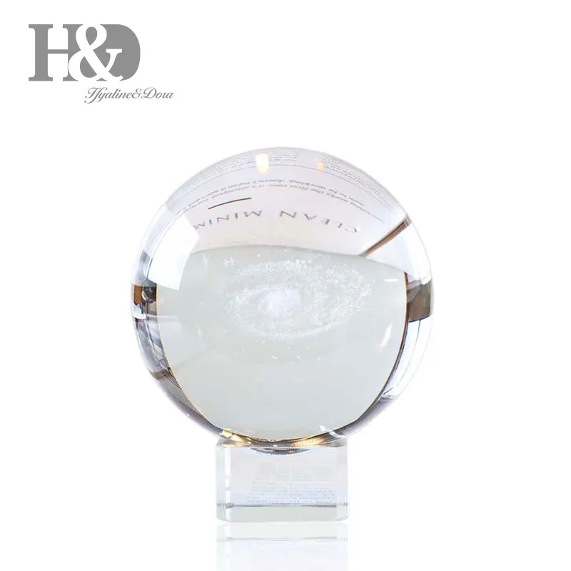 H & D подарок для папы 80 мм Galaxy Paperweight фэн шуй Кристальный шар домашнего офиса