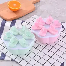 DoreenBeads 1 компл. Мороженое ванны DIY Форма для льда с палочки нетоксичные эскимо делая Tool Box Вечерние кухня бар круглый квадратный