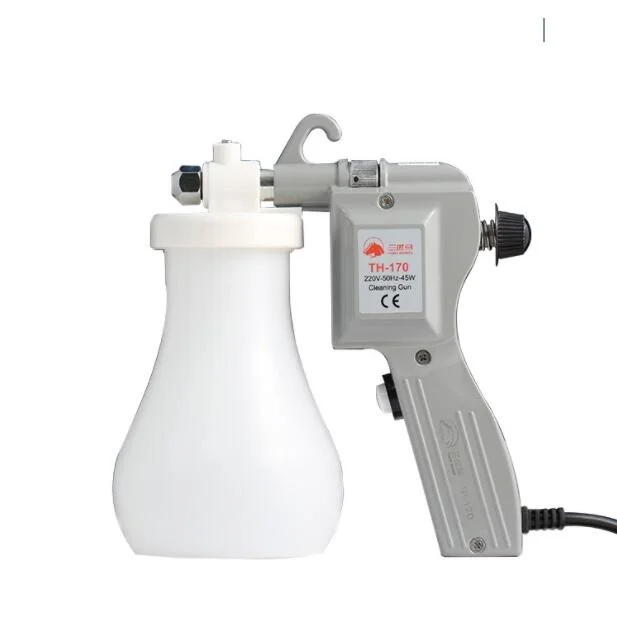 Electric Textile Printing Spot Cleaning Spray Gun Pressure w/Adjustable Nozzle 