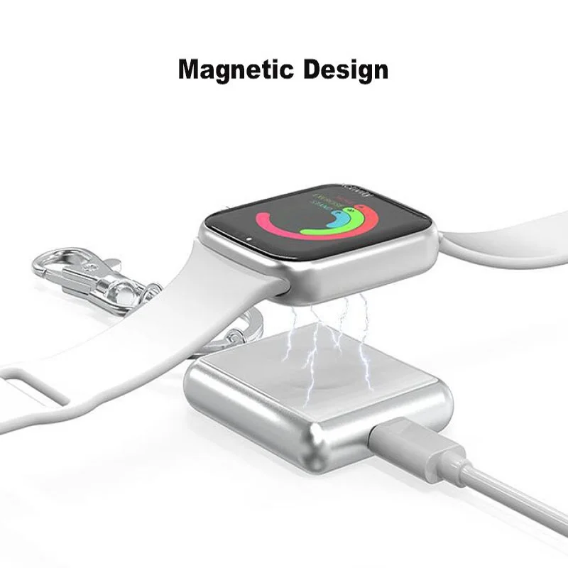 Беспроводное зарядное устройство для Apple Watch iWatch 4 3 2 1 iWatch ремешок 42 мм 38 мм 44 мм 40 мм портативная Магнитная Зарядка аксессуары для часов