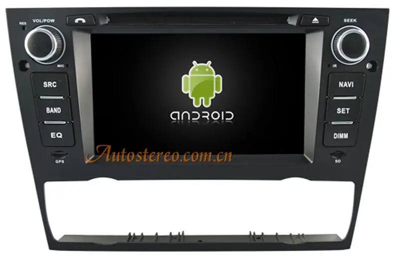 Best Double DIN Android 5.1.1 Quad Core Car GPS Navigation System DVD Player for BMW E90 E91 E91 Digital Touch Panel Car Multimedia 6