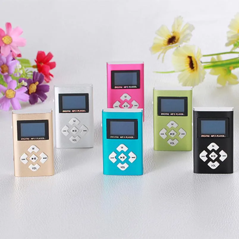 Качественный USB мини MP3-плеер с ЖК-экраном Поддержка 8 Гб Micro SD TF карта MP3 плеер