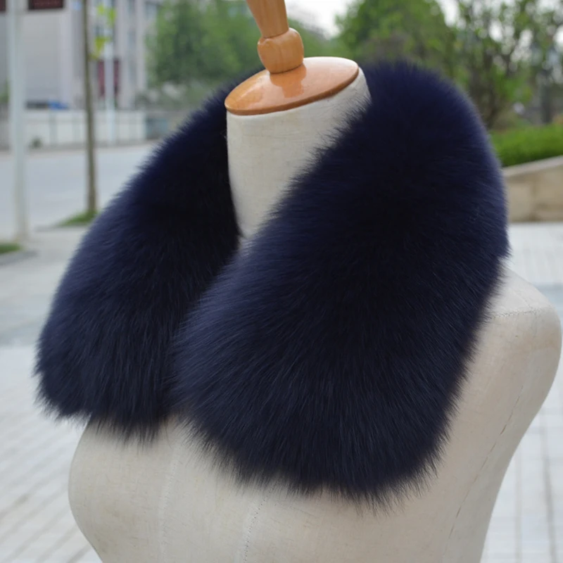 2021 winter new wild fur scarf women's real fox fur collar square collar unisex square collar fur