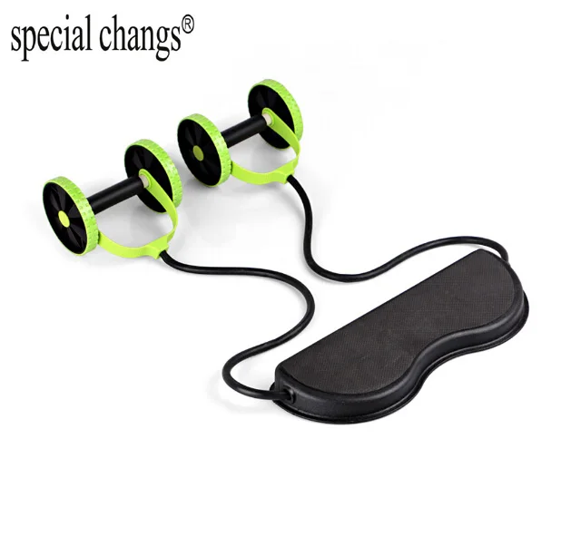 

Brand New No Noise Green Abdominal Wheel With Mat For Exercise Fitness Equipment Free Shipping