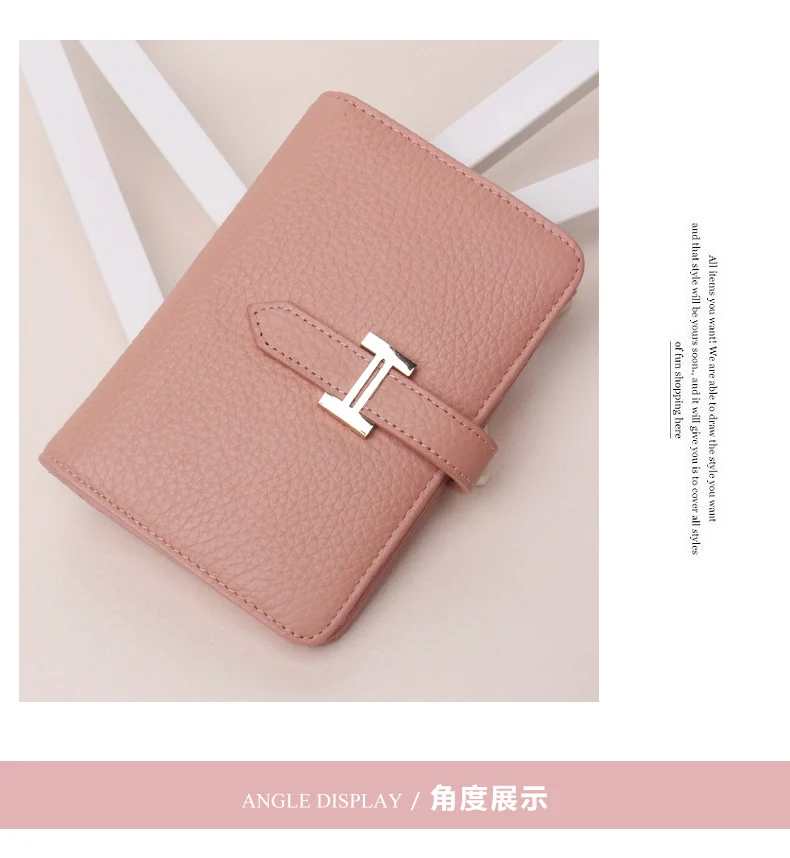 

Folding Multi Functional Genuine Leather Sweet Lady Wallet