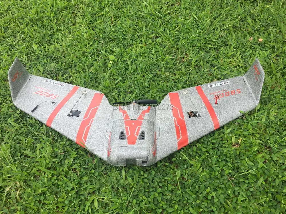 Рептилия S800 V2 SKY SHADOW 820 мм размах крыльев серый FPV EPP летающее крыло гонщик комплект