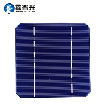 

XINPUGUANG 150 PCS Mono Cell PV Photovoltaic 125*125mm 2.8 w Monocrystalline Silicon High Efficient Cells Solar Panel DIY Kit