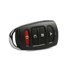 433mhz DC 12V 4 Button Learning RF Transmitter Remote Control Switch For Gate Garage Door Security Alarm Key Fob Car          #8