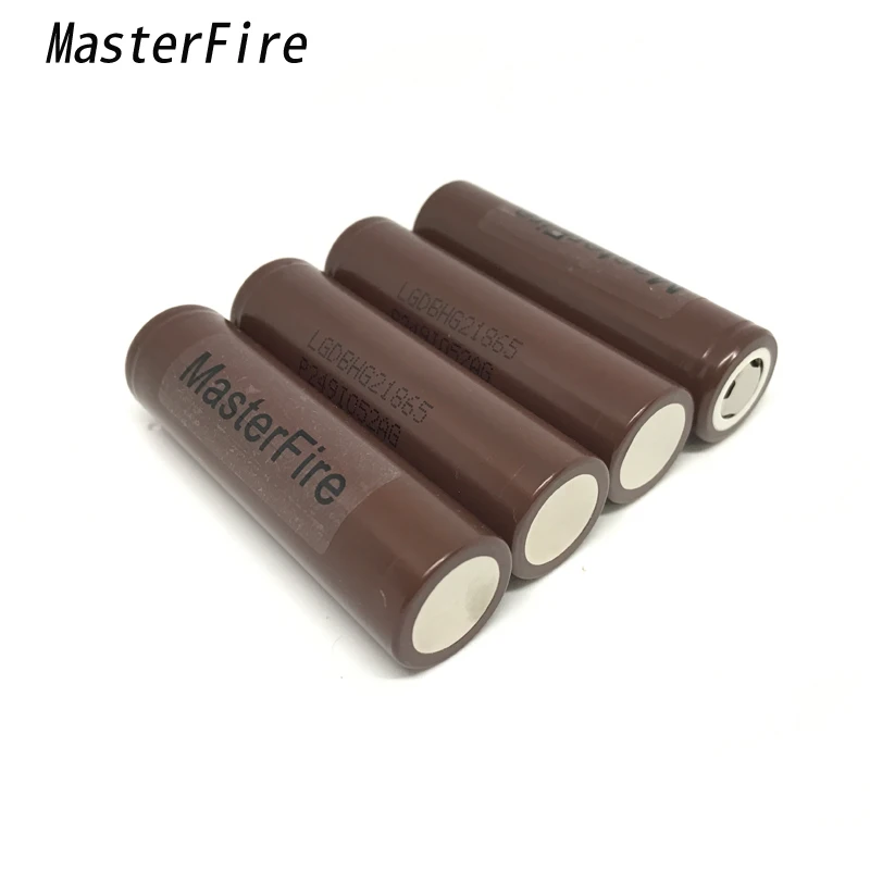 

MasterFire 8PCS/LOT 100% Original LG HG2 18650 3000mAh Battery 18650HG2 3.7V discharge 20A dedicated For E-cigarette Batteries