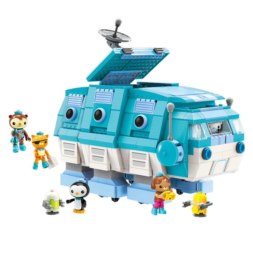 Octonauts Barnacles Kwazii песо Твик мультфильм модель строительные блоки игрушки для совместимых Duplo