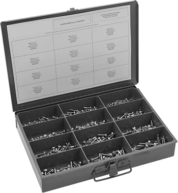 

410 Stainless Steel Drilling Screw Assortment for Metal with 525 Pieces