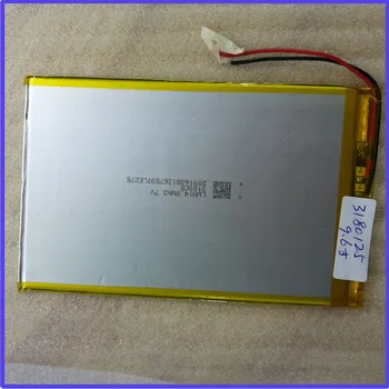

for tablet pc 9.6inch table [3180125] 31mm*80mm*125mm 3.7V 3500mah (polymer lithium ion battery) Li-ion battery Free Shipping