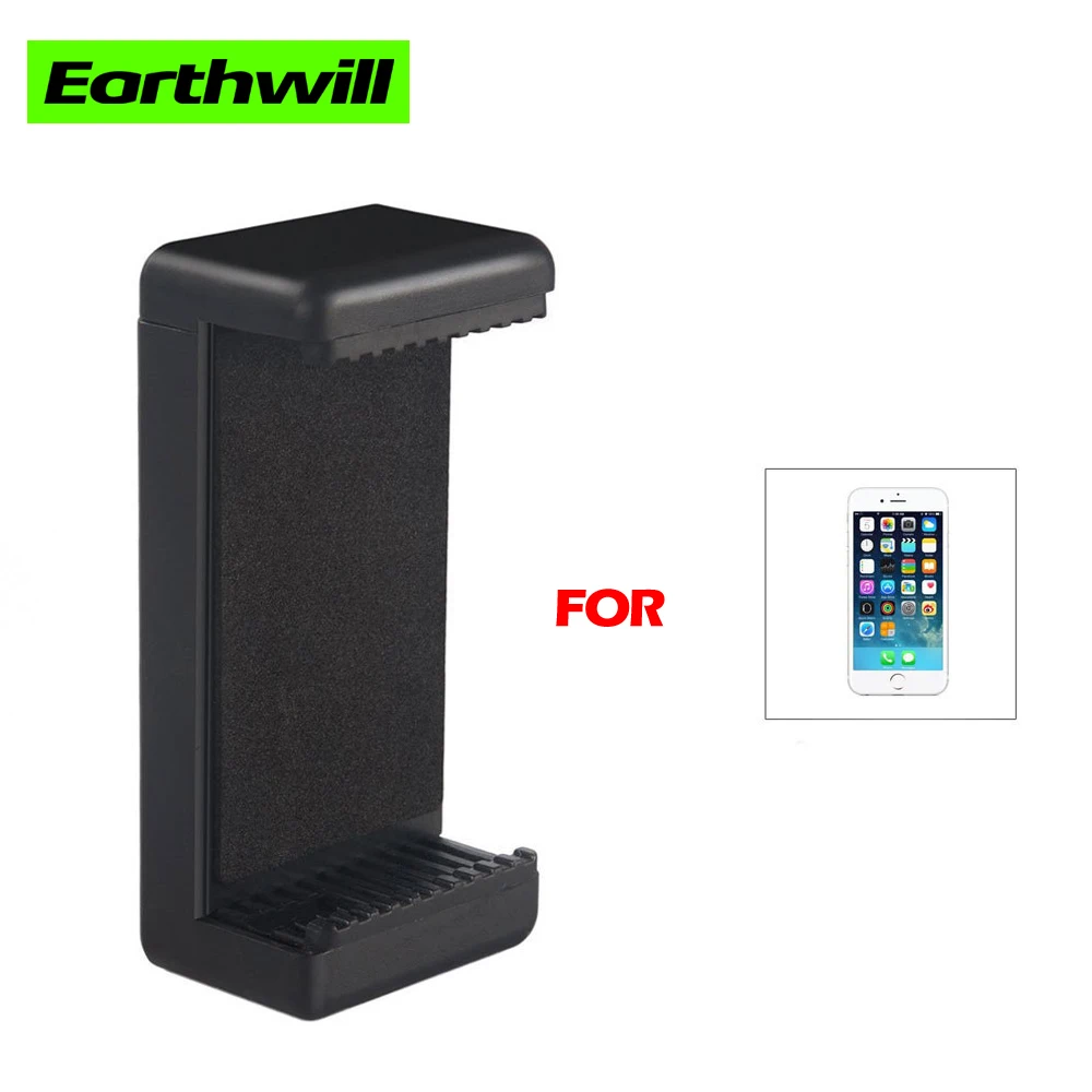 

Cell Phone Tripod Stand 1/4 screw E-shaped 55-85mmlength Mobile Phone Clip Holder Mount Bracket Adapter for Smartphone Camera