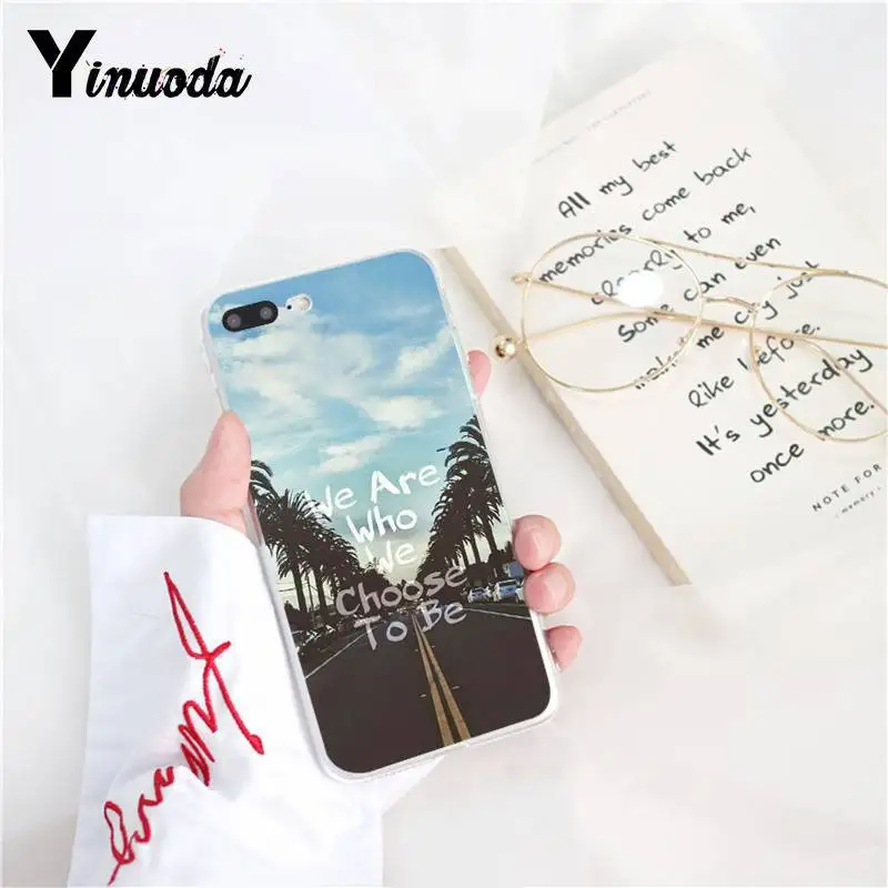 Yinuoda السفر التنفس على طريقة الفاخرة فريد تصميم الهاتف غطاء ل فون 8 7 6 6 S زائد X XS ماكس 5 5 S SE XR 10 حالات