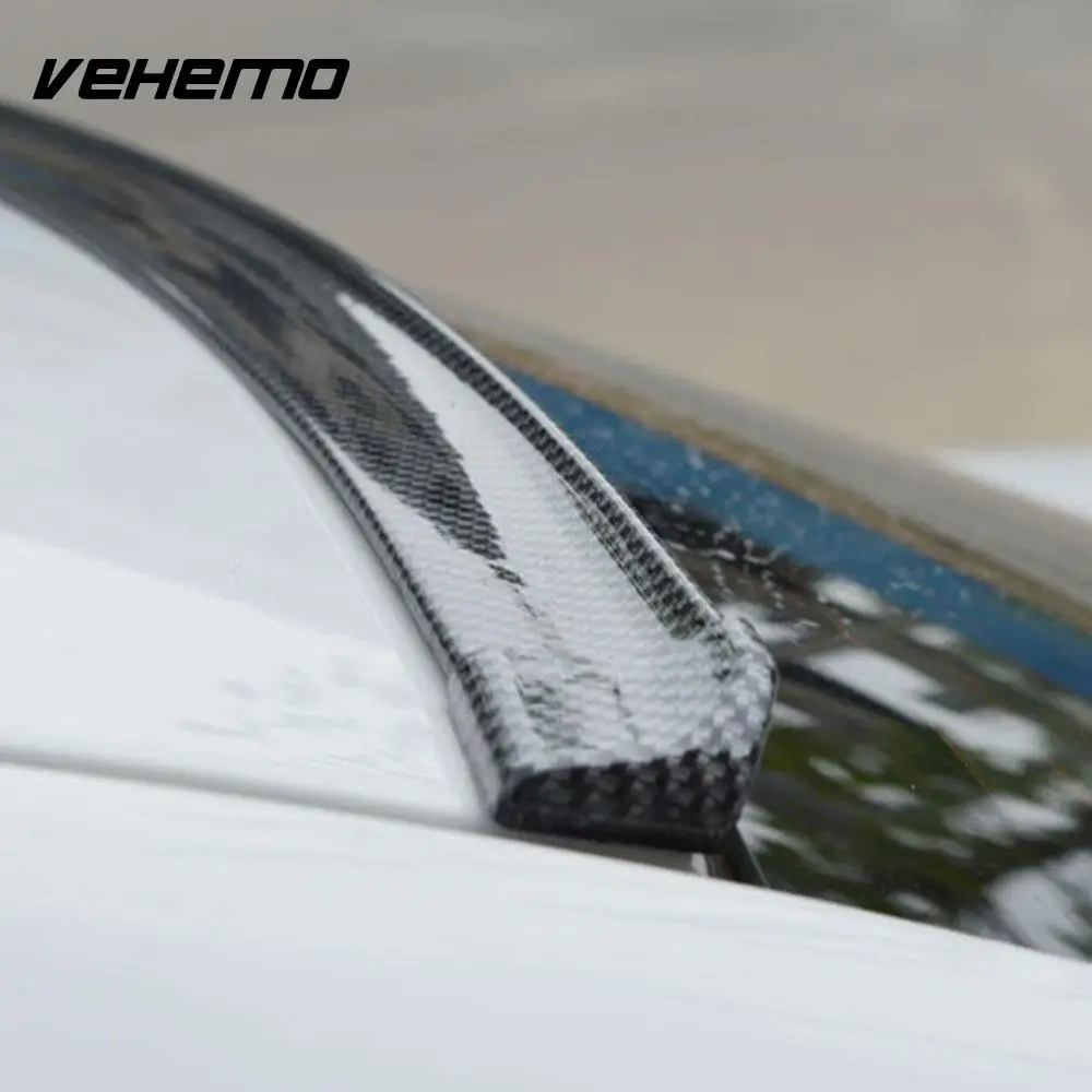 

Vehemo Carbon Fiber Lip Spoiler Car Rear Wing Rear Wing Hydrographics Auto Rear Wing Car Styling Vehicle Luxury Trunk