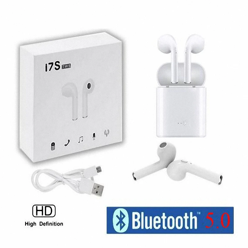 I7s TWS Bluetooth беспроводные наушники стерео гарнитура с зарядной коробкой микрофон
