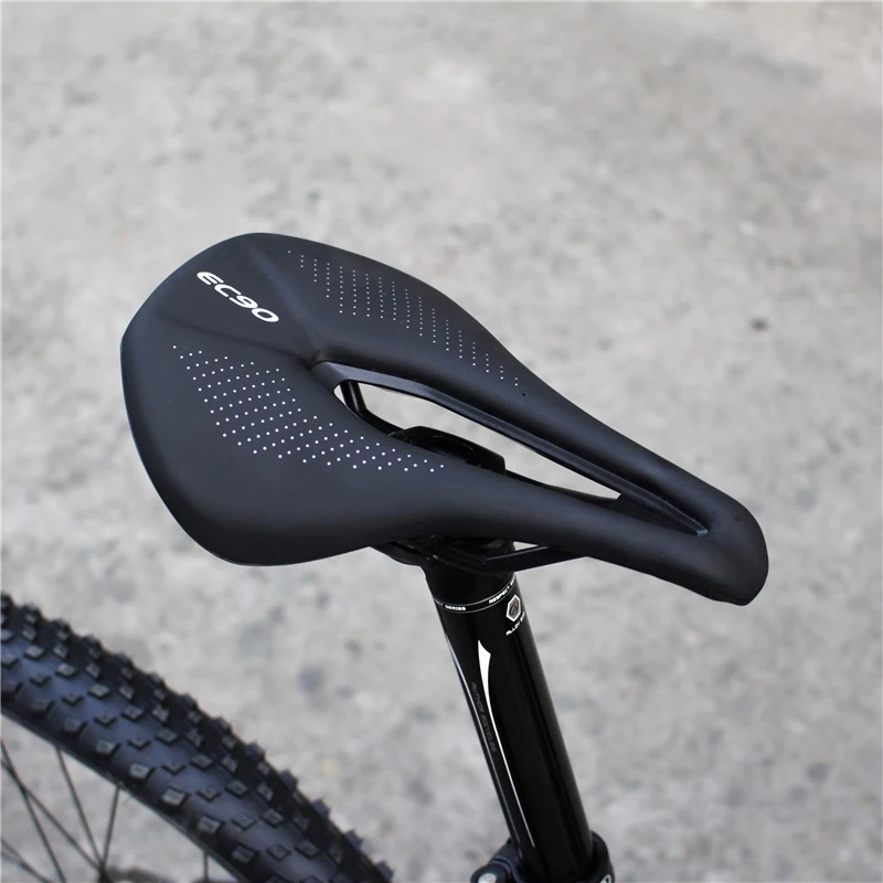 

Ec90 Bicycle Seat Saddle Mtb Road Bike Saddles Mountain Bike Racing Saddle Pu Breathable Soft Seat Cushion Black