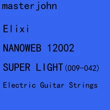 12 комплектов эликс NANOWEB/многовеб электрогитарные струны антикоррозионные простые стальные струны супер легкие средние