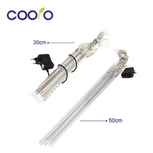 30 50cm 8Tubes Security LED Meteor Shower Rain Lights Tube Led Light EU US Plug Blue