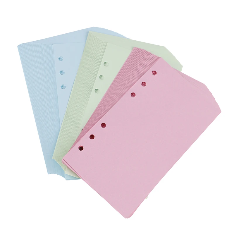 

40 Sheets Loose-Leaf Diary Insert A6 To Do/Blank/Ruled/Lattice Planner Refill Organiser Student Stationery Notebook Sticky Notes