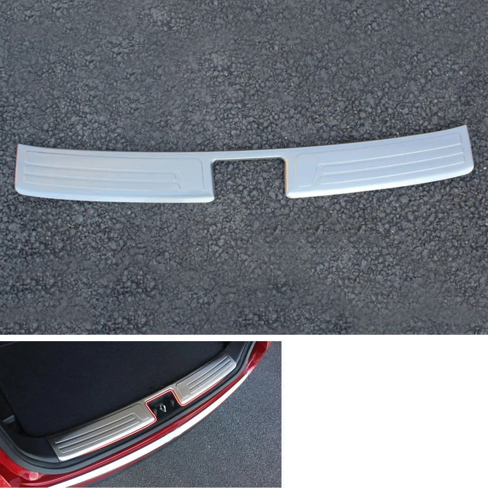BBQ@ FUKA Автомобильный задний бампер протектор шаг панель загрузки защитная пластина крышка подоконник Стайлинг наклейка подходит для hyundai IX35 2010