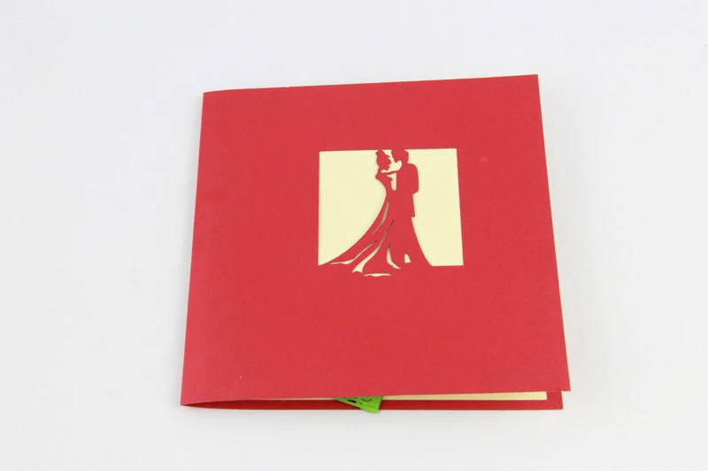  Garden wedding card /3D card pop up card/wedding invitation customize Free shipping - 32237621467