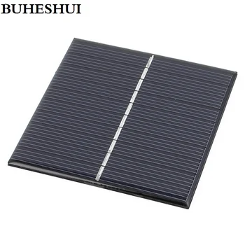 

BUHESHUI 0.8W 5V Mini Solar Cell DIY Polycrystalline Solar Panel For 3.7V Battery Charger Education 80*80MM 10pcs Free Shipping