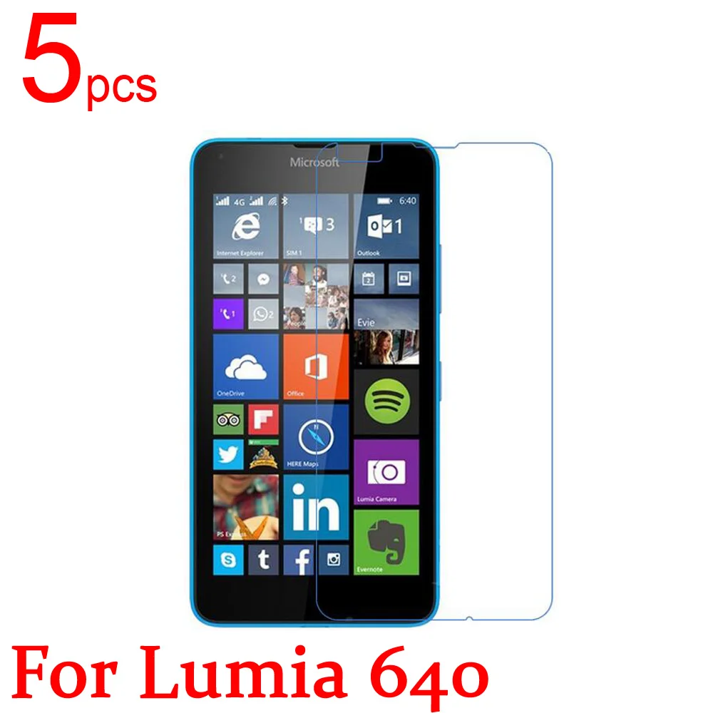 

5pcs Ultra Clear/Matte/Nano anti-Explosion LCD Screen Protector Film Cover For Microsoft Lumia 640 XL 950 XL Protective Film