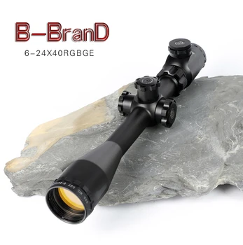 

BSA 6-24X40 RGBGE Tactical Riflescope Red Green Illuminated Rifle Scope Sniper Optic Sight Hunting Scopes rifle air red dot