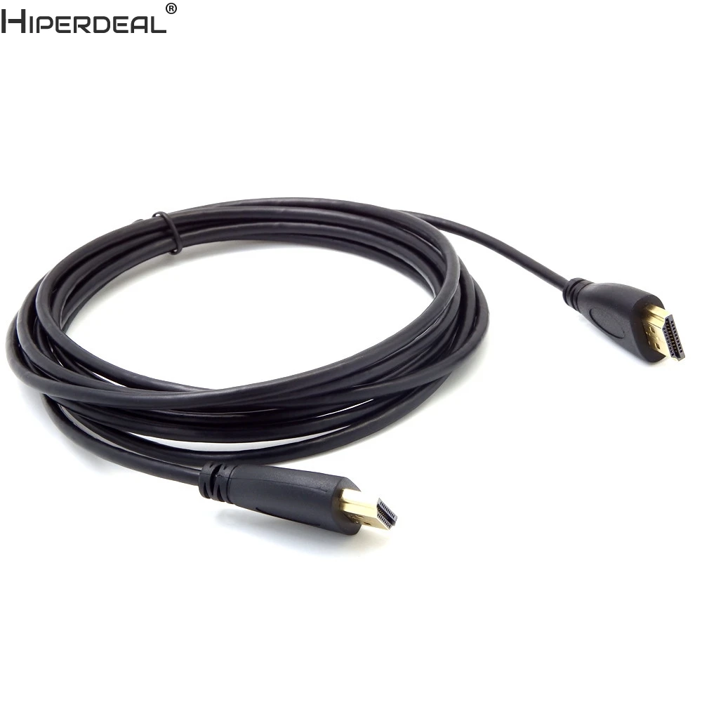 HIPERDEAL 1 м 1,5 м 2 м 3 м 5 м 4 к HD HDMI кабель Ультра высокая скорость 3D HDMI v1.4 кабель Oct30HW