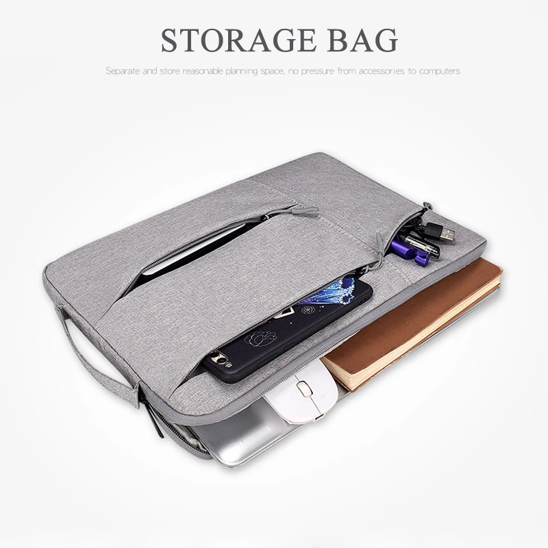 GOOJODOQ Laptop Sleeve сумка для ноутбука чехол для Macbook Air 11 13 12 14 15 13,3 15,4 15,6 lenovo ASUS/Surface Pro 3 Pro 4