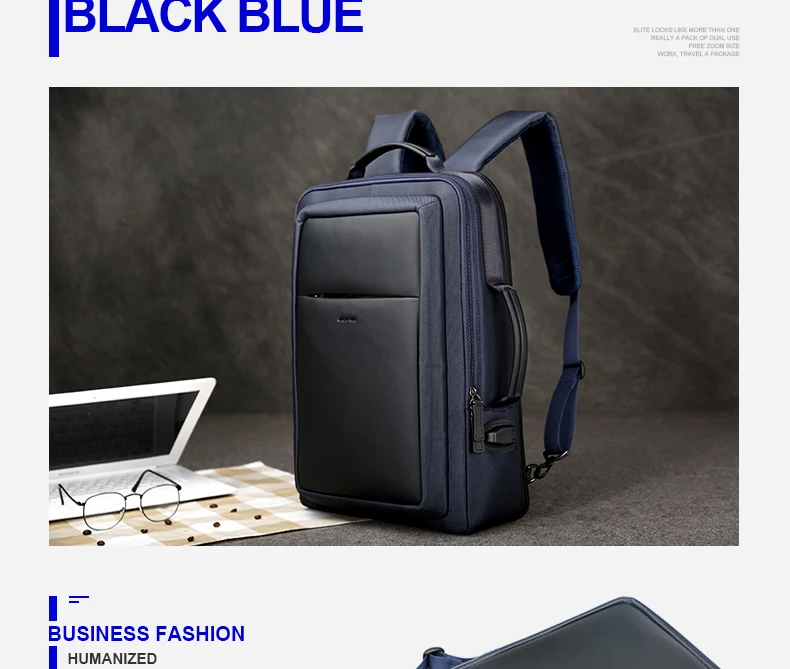 BOPAI, новинка, дизайнерские рюкзаки для мужчин, Большая вместительная мужская сумка, модный бизнес рюкзак для ноутбука, 15,6 дюймов