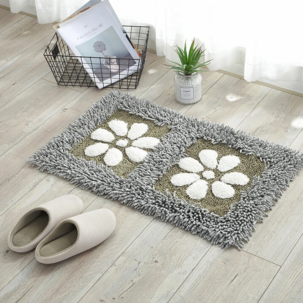 Удобные 45x70 см ковры для спальни абсорбирующие противоскользящие стойкие Коврики Дверные Коврики для ванной комнаты для гостиной