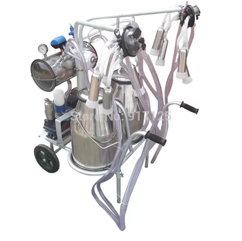 

2 Bucket Vacuum Goats Sheep Cow milking machine